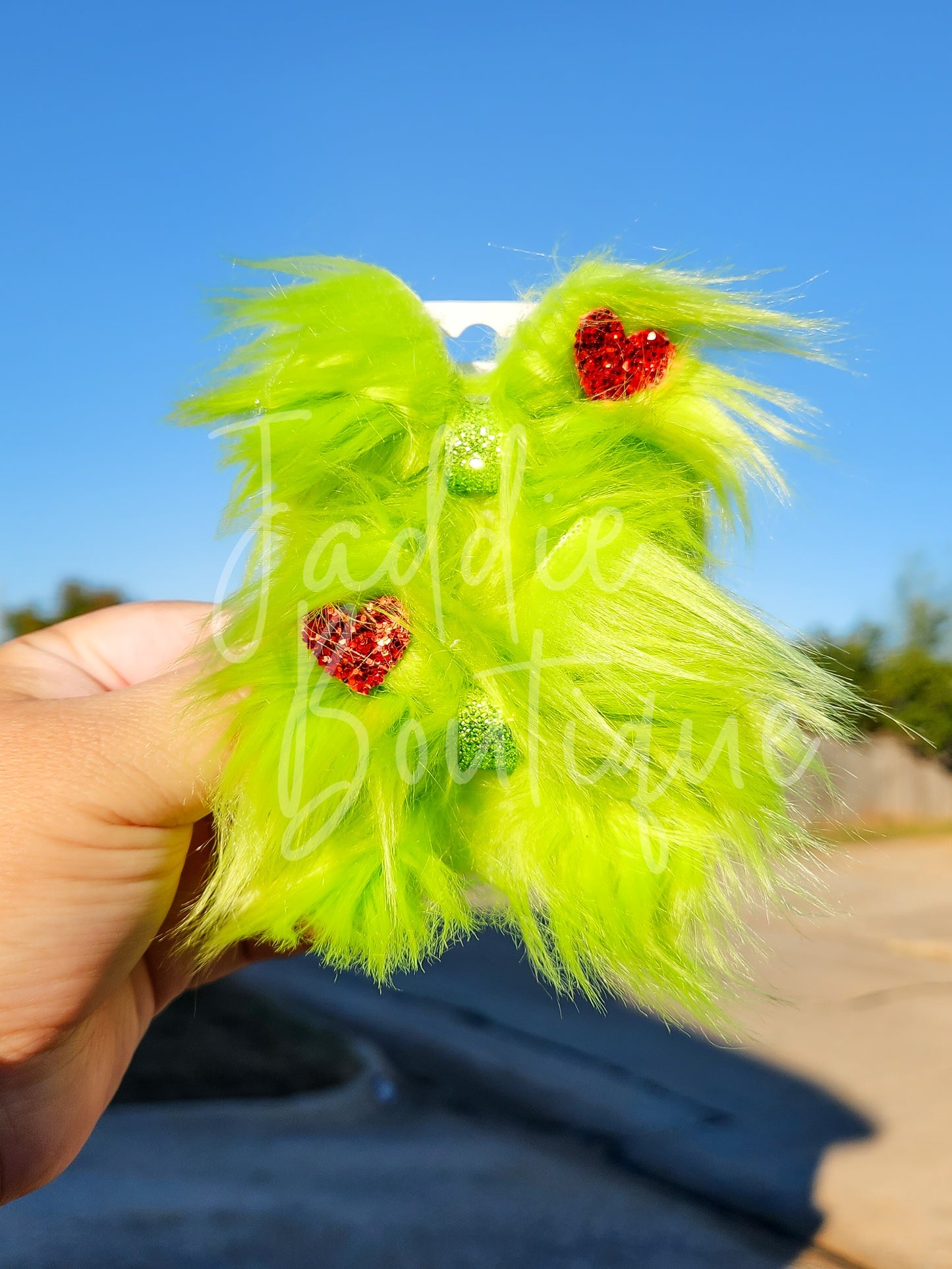 RTS Gr♡nch Fur Bows