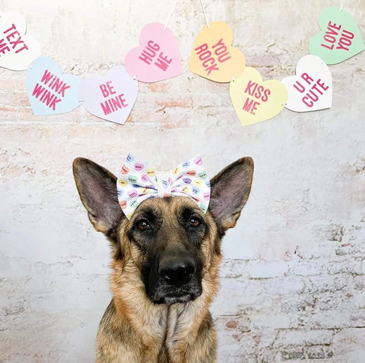 Candy Hearts Bow
