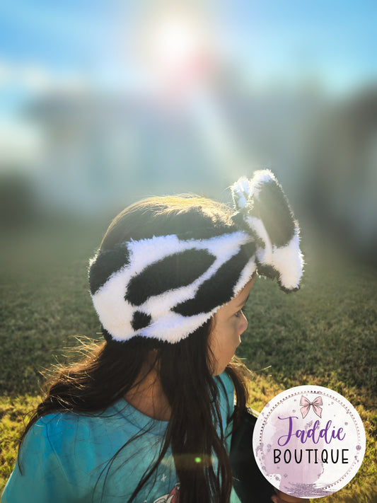 Cow Sherpa Headwraps