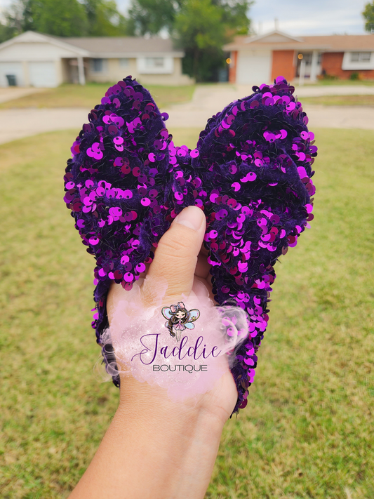 Purple Velvet Sequin