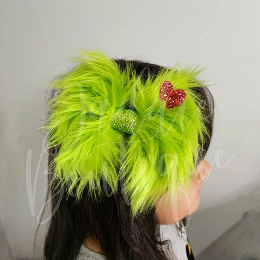 RTS Gr♡nch Fur Bows