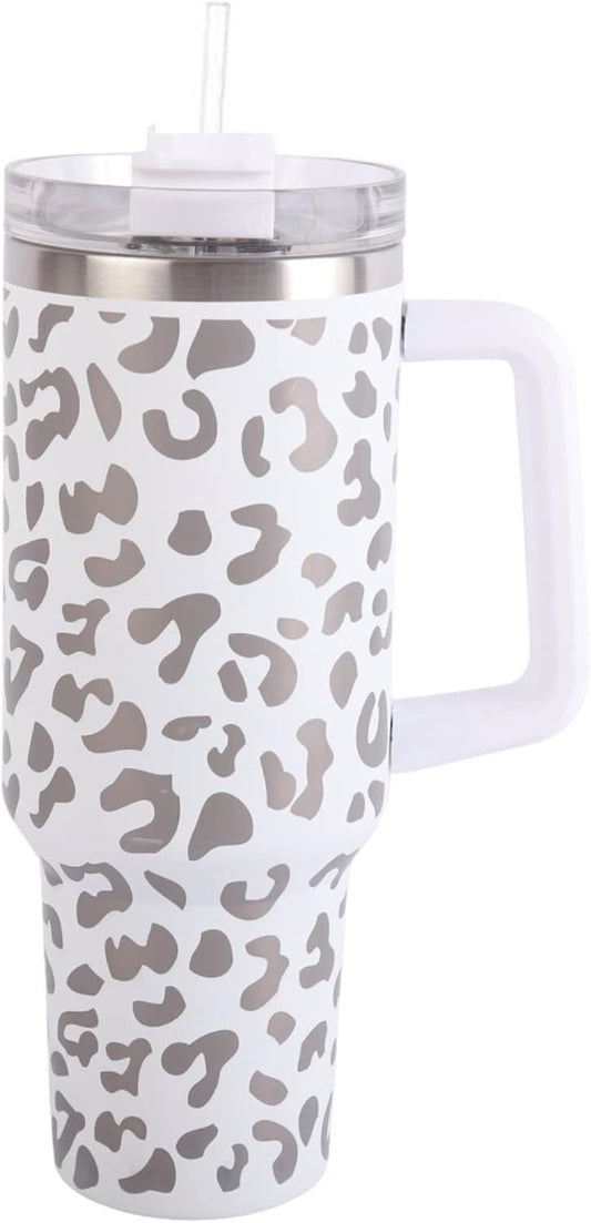 White Leopard Tumbler