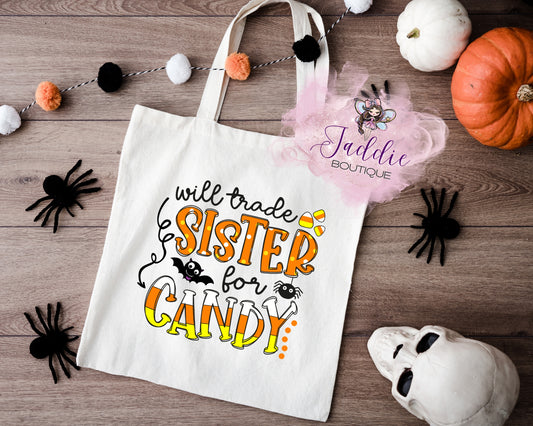 Will Trade Sister for Candy Treat Bag