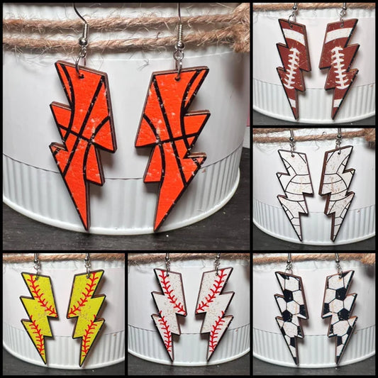 Retro Sports Earrings