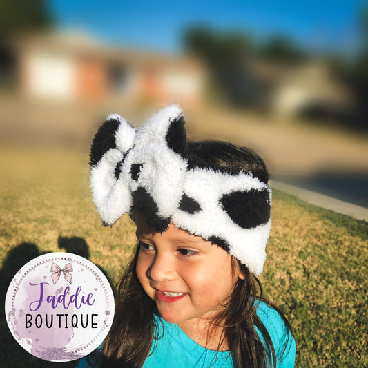 Cow Sherpa Headwraps